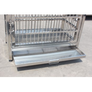 Veterinary stainless steel examination operating table WT-31with pet cage