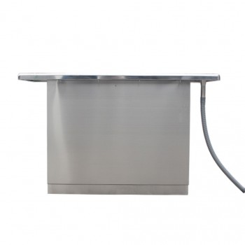 Veterinary stainless steel examination treatment table WT-32 with drawers and cabinets