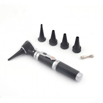 Portable Medical Veterinary Otoscope LED Lighting 2.4mm 3mm 4mm 5mm 4 Diameters