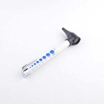 Mini Veterinary Otoscope ABS Material LED Yellow White Light Pet Animal Otoscope