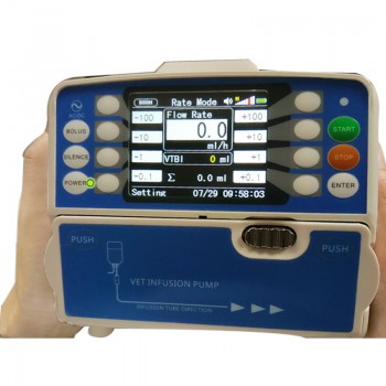 Fully Automatic Veterinary Infusion Pump Portable Vet IV Pump for Pet Hospital