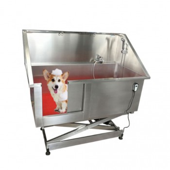Pet Bath Tub WT-15 Stainless Steel Electric-lifting Cat Dog Grooming Bath Tub