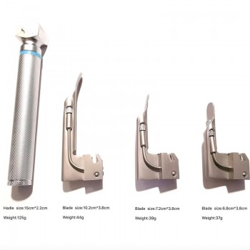 Veterinary Laryngoscope LED Stainless Steel Animal Intubation Anesthesia Laryngo...