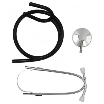 2pcs Veterinary Stethoscope Double Head Tube Vet Animal Stethoscope