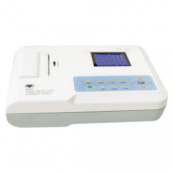 Veterinary ECG300G-VET Digital 3-Channel 12 Leads Electrocardiograph ECG /EKG