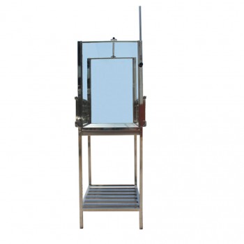 Veterinary Stainless Steel Movable Infusion Table WT-37 With Glass Baffle