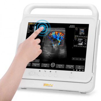 BMV HV-50C Touch Color Doppler System Veterinary Portable Ultrasound Scanner Machine For Animal