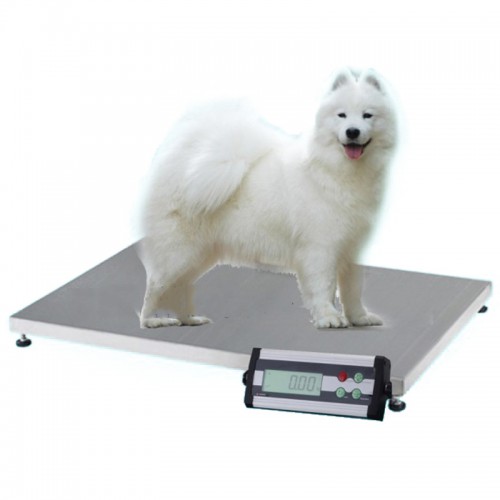 Pet Weight Scale 150kg/50g Stainless Steel Pet Electronic Scale Cat Dog Weight