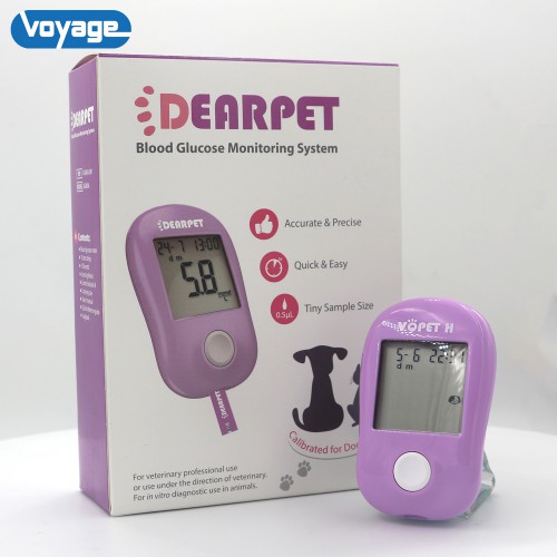 Veterinary Blood Glucose Monitoring Meter Kit Accurate Result For Cats and Dogs