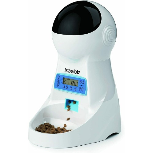 Automatic 3L Pet Cat Dog Timed Feeder Food Dispenser Bowl Portion Control