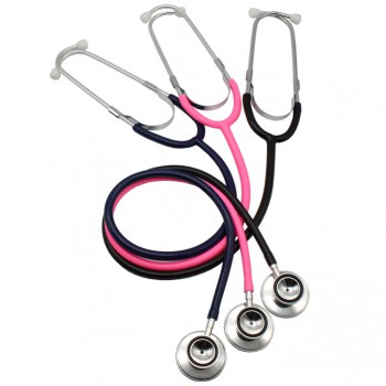 Veterinary Stethoscope Aid Dual Head EMT Stethoscope Portable Medical Auscultation Stethoscope