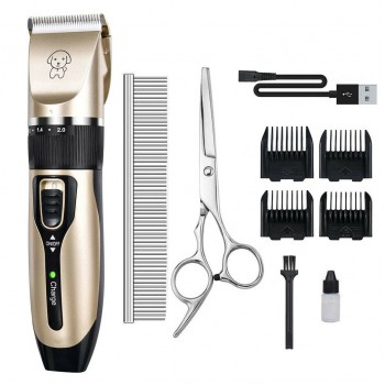 Pet Professional Dog Grooming Clippers Kit For Dog Cat Hair Trimmer Scissors Set