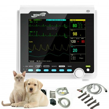 CONTEC CMS6000-VET Veterinary Patient Monitor ICU Vital Signs Monitor 6 Paramete...
