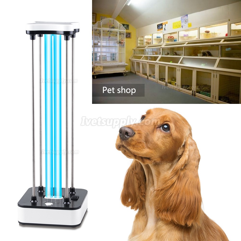 36W Ultraviolet + Ozone Germicidal Lamp UV Sterilization Quartz Lights with Remote