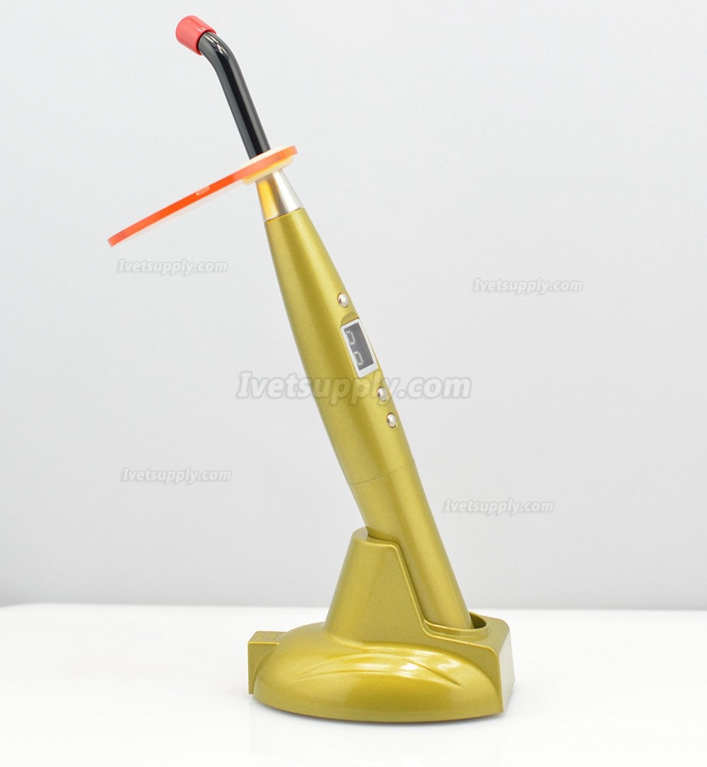 Veterinary 5W Wireless Cordless Dental LED Curing Light Lamp 1500mw Black Woodpecker Style Veterinary 5W Wireless Cordless Dental LED Curing Light Lamp 1500mw Black Woodpecker Style