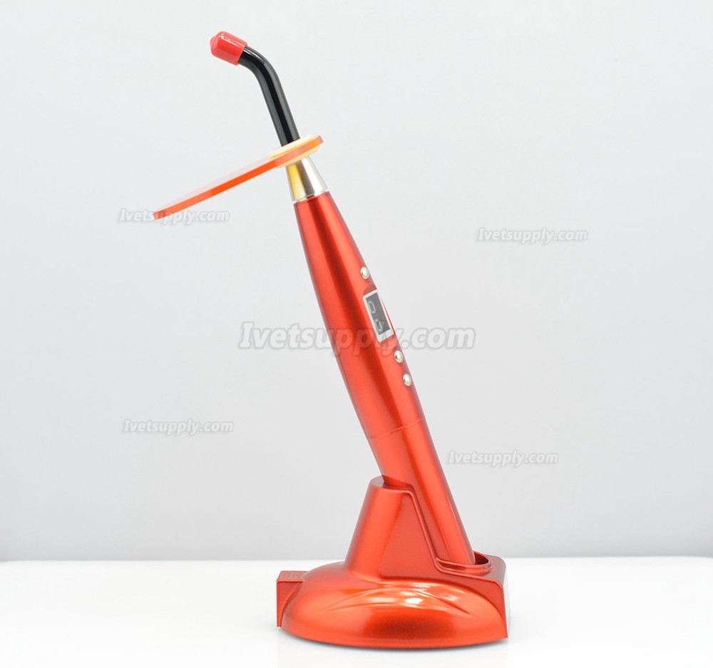 Veterinary 5W Wireless Cordless Dental LED Curing Light Lamp 1500mw Black Woodpecker Style Veterinary 5W Wireless Cordless Dental LED Curing Light Lamp 1500mw Black Woodpecker Style