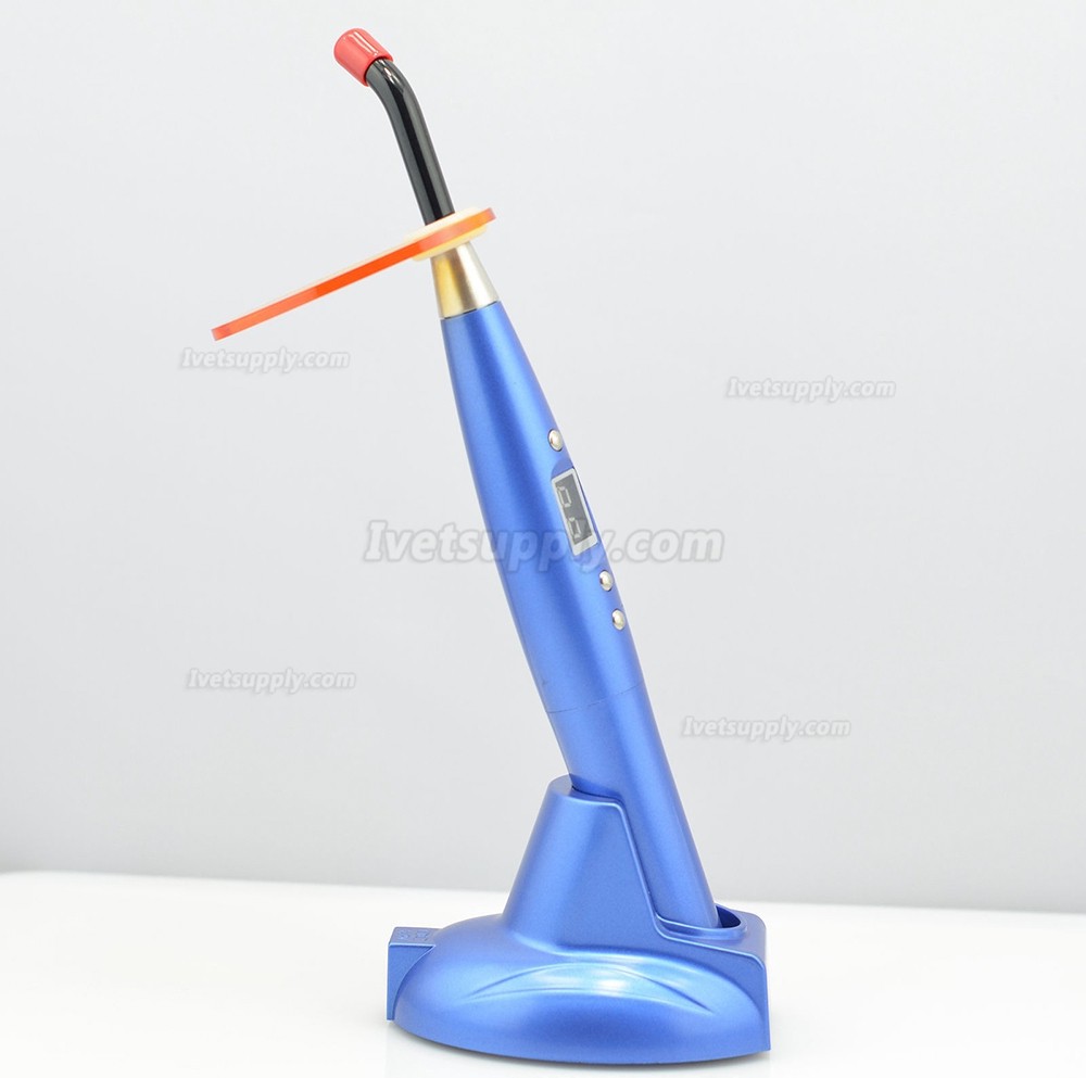 Veterinary 5W Wireless Cordless Dental LED Curing Light Lamp 1500mw Black Woodpecker Style Veterinary 5W Wireless Cordless Dental LED Curing Light Lamp 1500mw Black Woodpecker Style