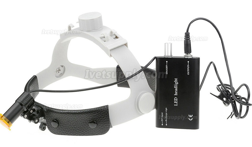 Veterinary 5W LED Head Light with Filter Headband Headlamp + Aluminum Box Veterinary 5W LED Head Light with Filter Headband Headlamp + Aluminum Box