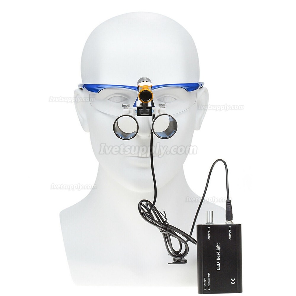 Veterinary 5W LED Head Light + Filter & Belt Clip for Binocular Loupes Black Veterinary 5W LED Head Light + Filter & Belt Clip for Binocular Loupes Black