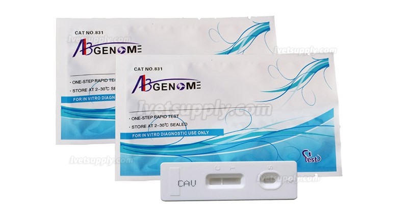 ABGENOME Veterinary One Step Rapid Canine Adenovirus CAV Ag Test Kit