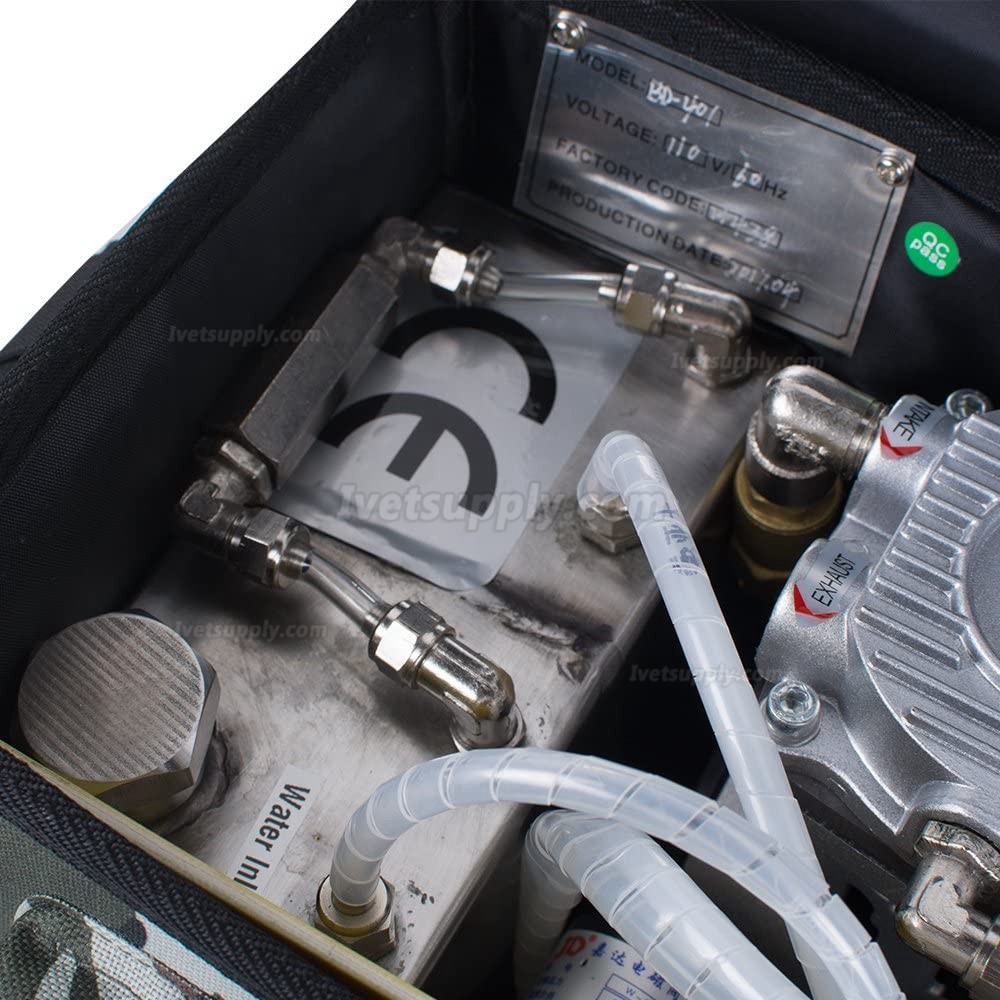 BEST 401 Portable Veterinary Dental Unit with Compressor + 3 Way Syringe + Suction + Tube 4H BEST 401 Portable Veterinary Dental Unit with Compressor + 3 Way Syringe + Suction + Tube 4H