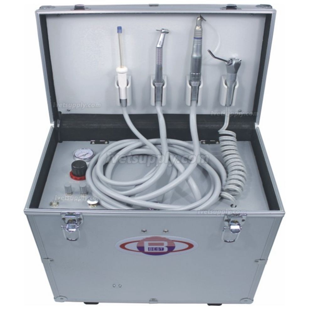 Veterinary Dental Turbine Units + Air Compressor + Suction System + Triplex Syringe