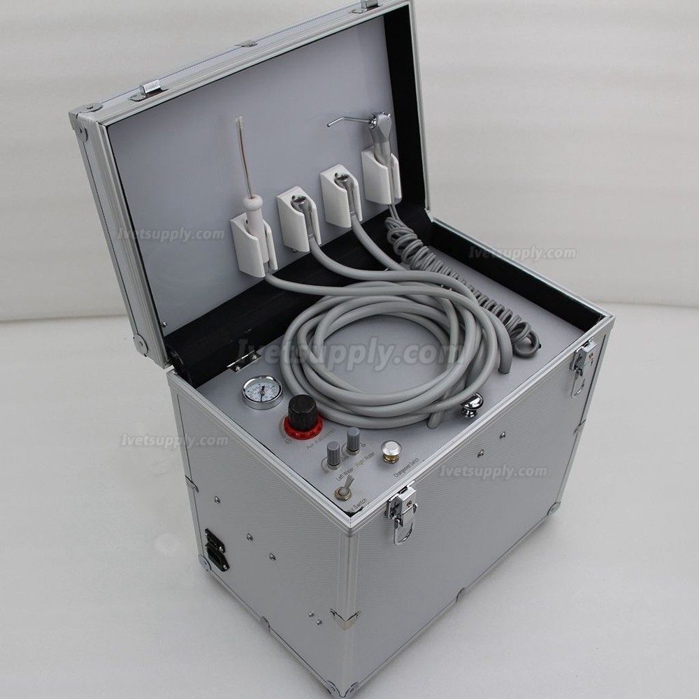Veterinary Dental Turbine Units + Air Compressor + Suction System + Triplex Syringe