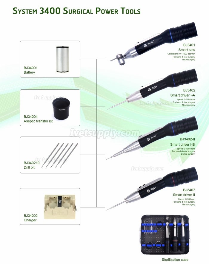 Bojin 3400 Veterinary Medical Equipment Electric Orthopedic Veterinary Bone Power Drill