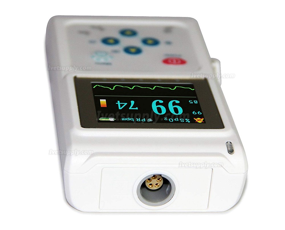 CONTEC CMS60D-VET Veterinary Pulse Oximeter Vet SPO2 Pulse Rate Monitor Ear/Tongue SPO2 Sensor