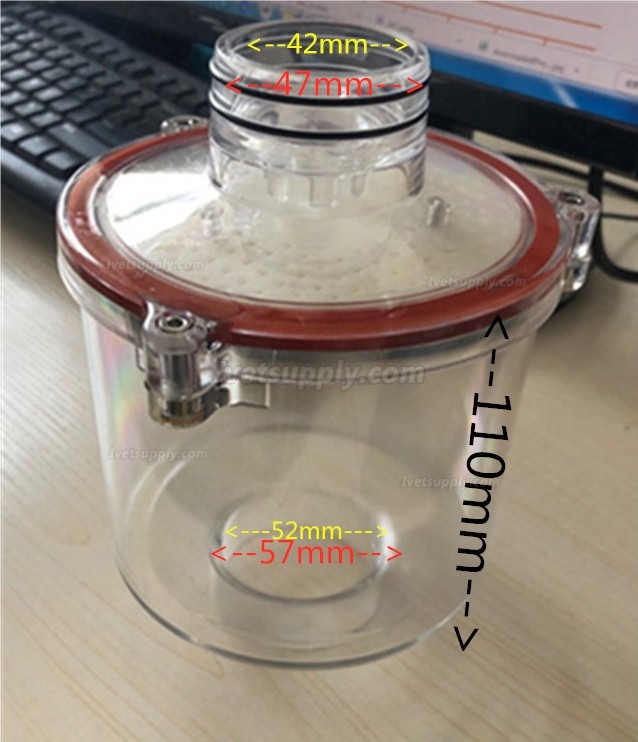 CO2 Absorbercanister Soda Lime Chamber for Anesthesia Machine