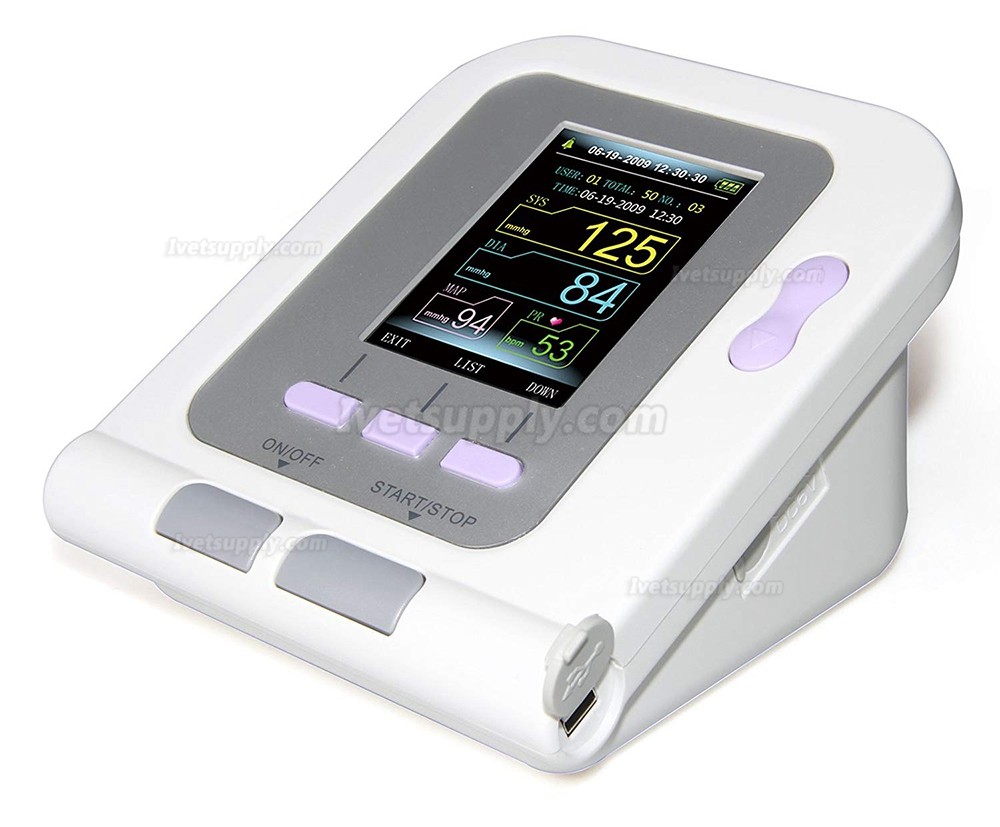 CONTEC08A-VET Veterinary/Animal  Digital Blood Pressure Monitor (NIBP+SPO2 Probe)