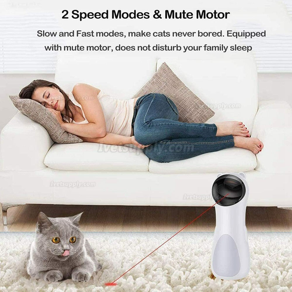Cat Laser Toy Automatic Interactive Cat Toy for Indoor Cats for