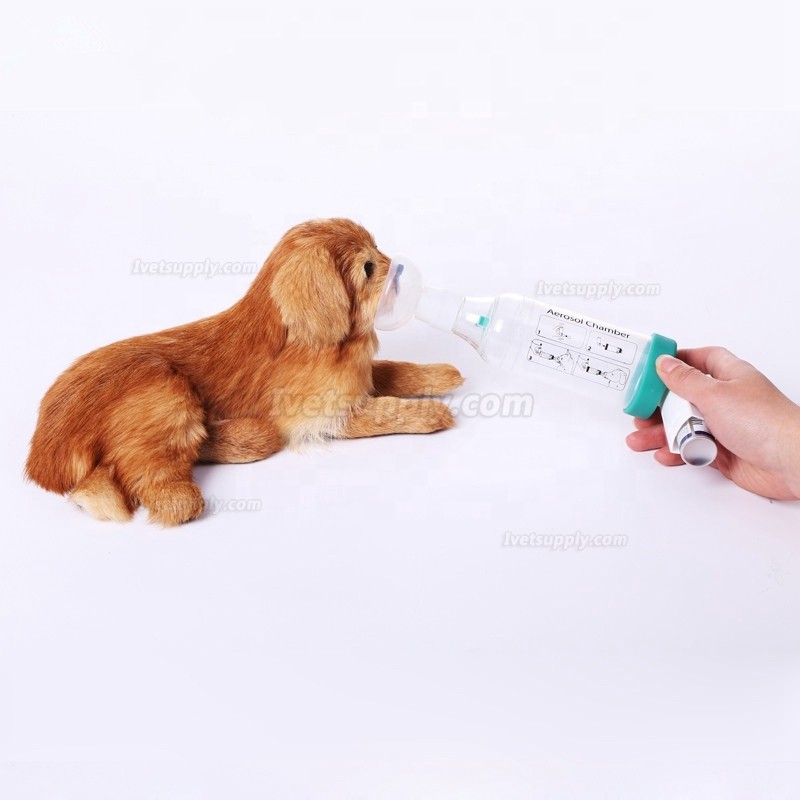 Veterinary Pet Aerosol Chamber Inhaler Asthma Used for The Treatment of Asthma Dog Cat Aerosol Chamber