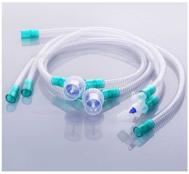 3Pcs Veterinary T Piece Anaesthetic Breathing Circuits Non Rebreathing Circuit System for Animal Pet