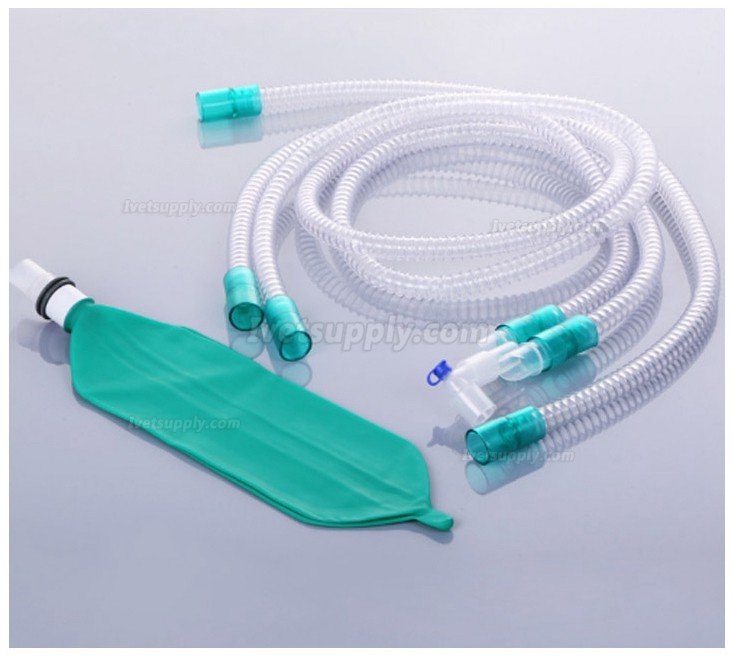 3Pcs Veterinary T Piece Anaesthetic Breathing Circuits Non Rebreathing Circuit System for Animal Pet