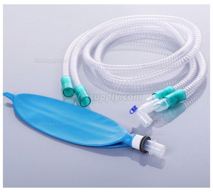 3Pcs Veterinary T Piece Anaesthetic Breathing Circuits Non Rebreathing Circuit System for Animal Pet