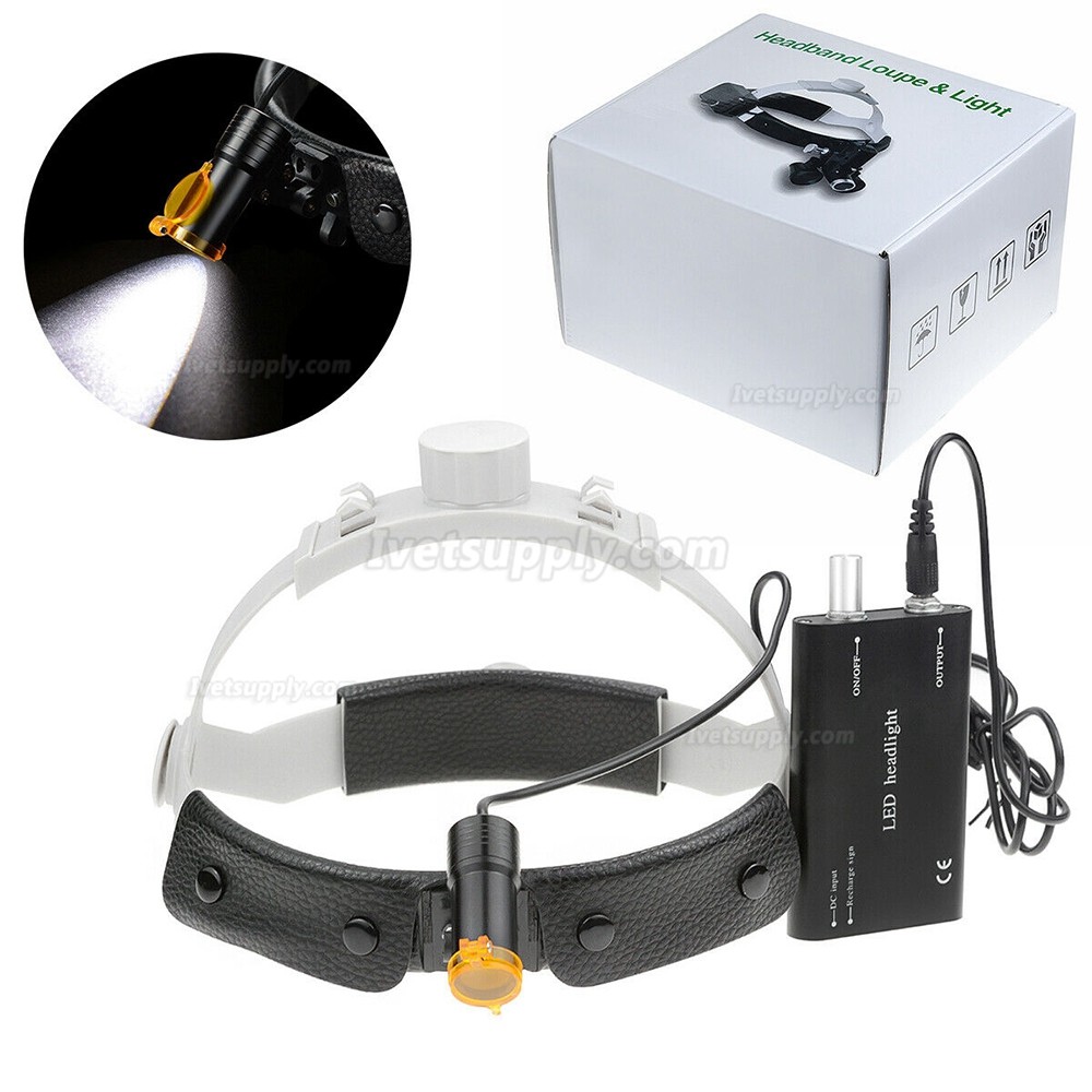 Veterinary 5W LED Head Light w/ Filter Headband Headlamp Veterinary 5W LED Head Light w/ Filter Headband Headlamp