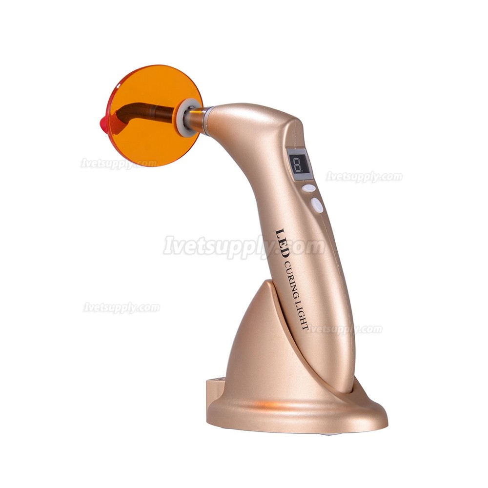 Veterinary Dental LED Curing Cure Lamp light Wireless Cordless 1500mw for Dentist 5 Color