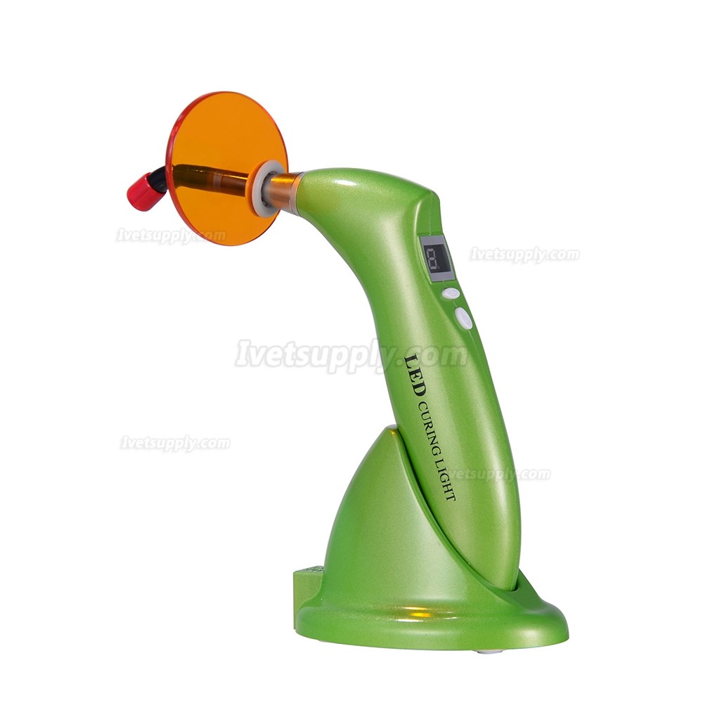 Veterinary Dental LED Curing Cure Lamp light Wireless Cordless 1500mw for Dentist 5 Color