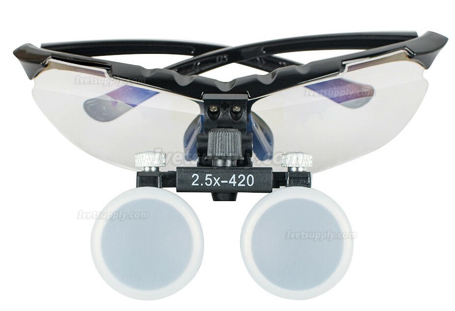 Veterinary Surgical Binocular Loupes 2.5X 420mm Loupe Magnifier Veterinary Surgical Binocular Loupes 2.5X 420mm Loupe Magnifier