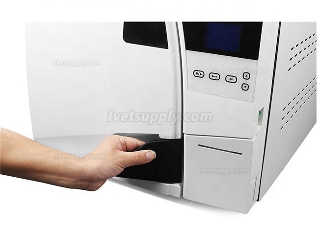 Veterinary 23L Autoclave Sterilizer Class B With Printer