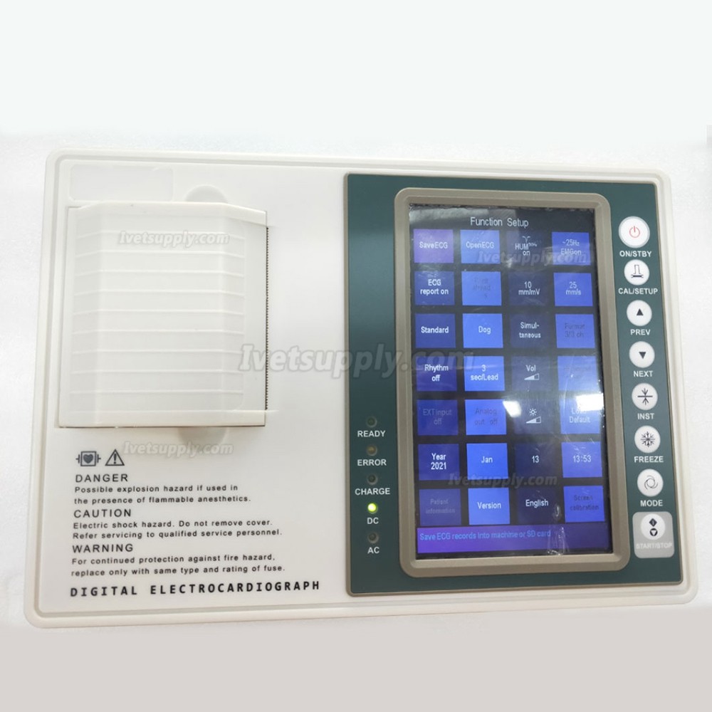 Hot sale Portable Veterinary ECG Machine High quality animal ecg