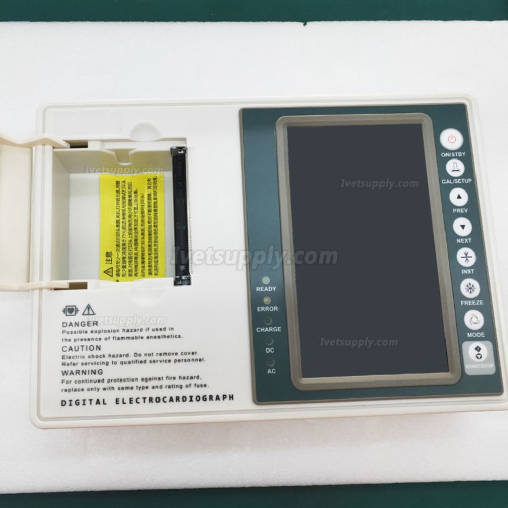 Veterinary ECG300V 3-channel 12 lead Electrocardiograph ECG /EKG Machine