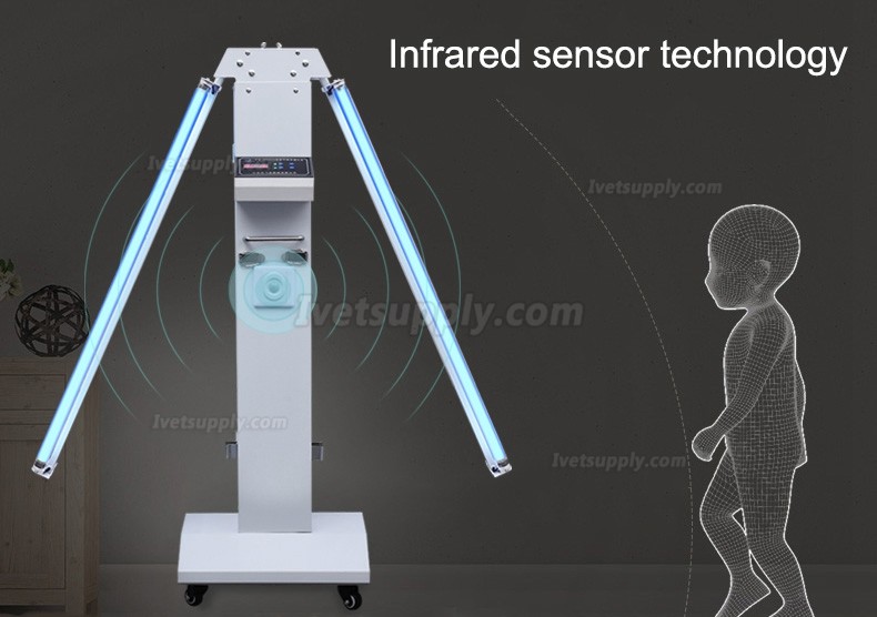 FY® 30FSI Mobile Ultraviolet Sterilizer Trolley Portable UV+Ozone Disinfection Lamp With Infrared Sensor FY® 30FSI Mobile Ultraviolet Sterilizer Trolley Portable UV+Ozone Disinfection Lamp With Infrared Sensor