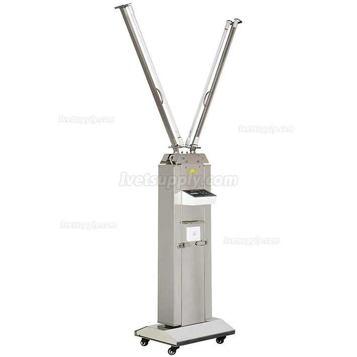 FY UV+Ozone Stainless Steel Trolley Ultraviolet Disinfection Lamp With Infrared Sensor 120W-220W FY UV+Ozone Stainless Steel Trolley Ultraviolet Disinfection Lamp With Infrared Sensor 120W-220W