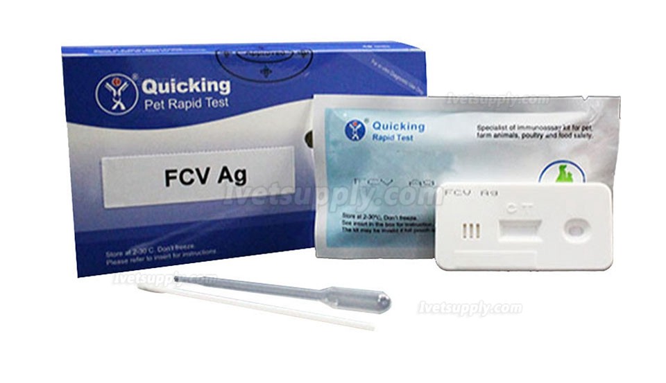 Quicking Veterinary Feline FCV Ag Rapid Test Calicivirus Ag Test