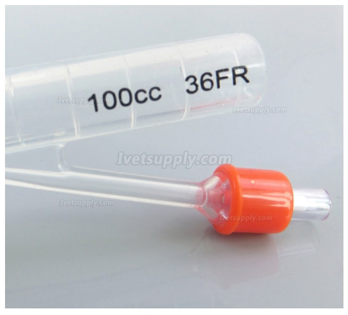 5Pcs Veterinary Silicone Urinary Catheter Silicone Foley Catheter with Balloon