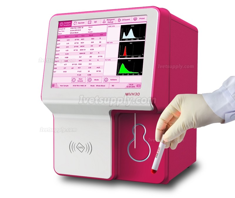 Veterinary Full Auto Hematology Analyzer/Vet Blood Analyzer 5 Part Diff