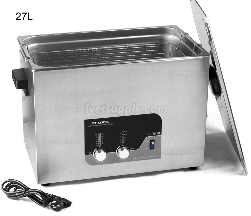 GT SONIC D-Series 2-27L 100-500W Digital Ultrasonic Cleaner with Hot Water Cleaning