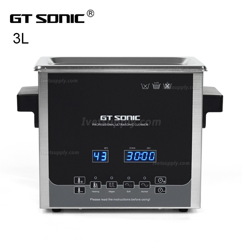 GT SONIC D-Series 2-27L 100-500W Digital Ultrasonic Cleaner with Hot Water Cleaning